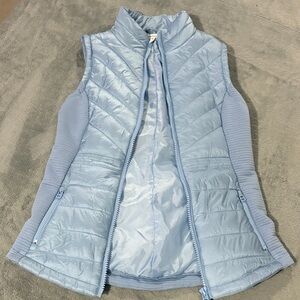 Maurices Light Blue Quilted Vest